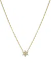 Zoe Lev 14k Yellow Gold Diamond Star Of David Pendant Necklace, 16-18 In Gold