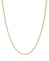 Zoe Lev 14k Yellow Gold Fine Figaro Link Chain Necklace, 18 In Gold