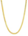 Zoe Lev 14k Yellow Gold Herringbone Chain Necklace, 18 In Gold
