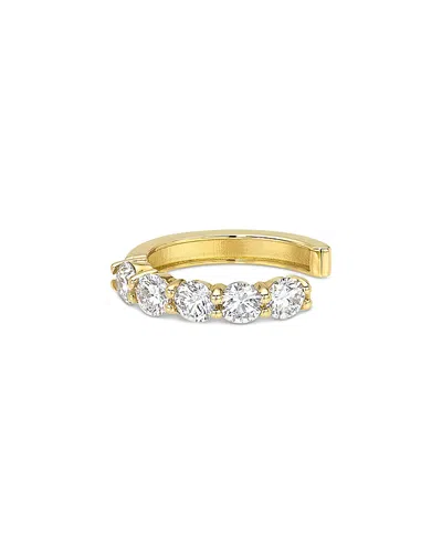 Zoe Lev 14k Yellow Gold Lab Grown Diamond Ear Cuff