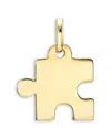 Zoe Lev 14k Yellow Gold Puzzle Piece Charm Pendant In Gold