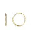 Zoe Lev 14k Yellow Gold Mini Thread Hoop Earrings In Gold
