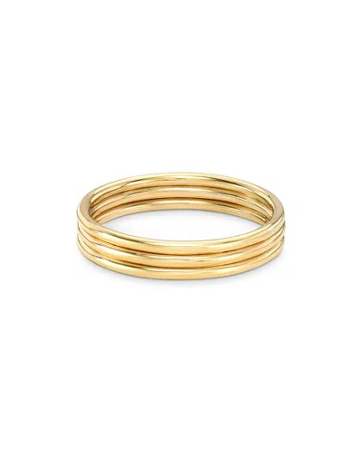 Zoe Lev 14k Yellow Gold Three-row Band