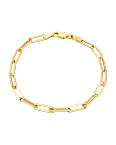 Zoe Lev Jewelry 14k Gold Large Paper Clip Chain Bracelet