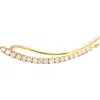 Zoe Lev Single Diamond Ear Crawler In Gold