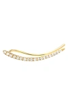 Zoe Lev Single Diamond Ear Crawler In Gold