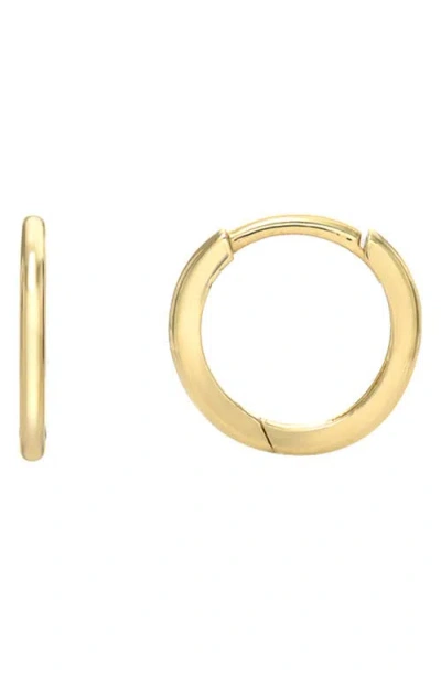 Zoe Lev Small Huggie Hoop Earrings In Gold