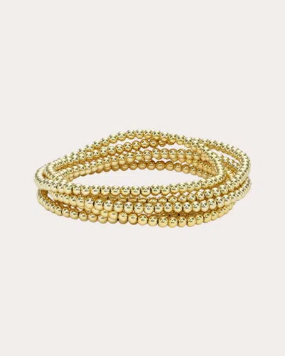 Zoe Lev Women's 14k Gold Beaded Bracelet Set