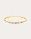 Zoe Lev Women's 14k Gold Diamond Segment Ring