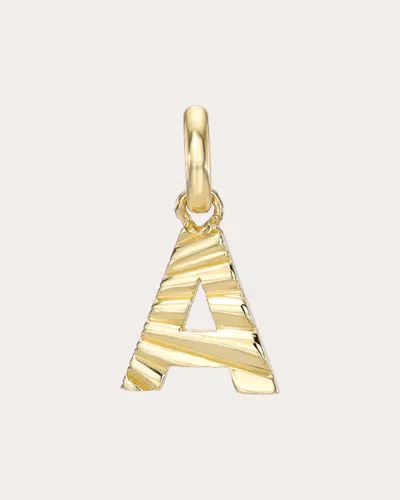 Zoe Lev Women's 14k Gold Fluted Initial Pendant