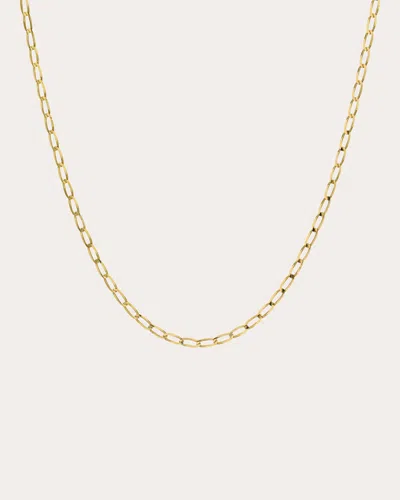 Zoe Lev Women's 14k Gold Tiny Flat Curb Chain Necklace