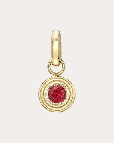 Zoe Lev Women's Birthstone Triple Bezel Pendant In Gold