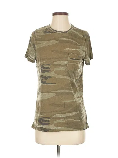 Pre-owned Zoe+liv Active T-shirt In Green
