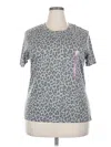 Zoe+liv Active T-shirt In Gray