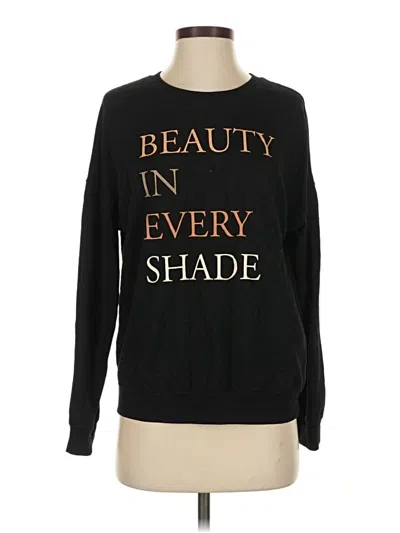 Pre-owned Zoe+liv Long Sleeve T-shirt In Black