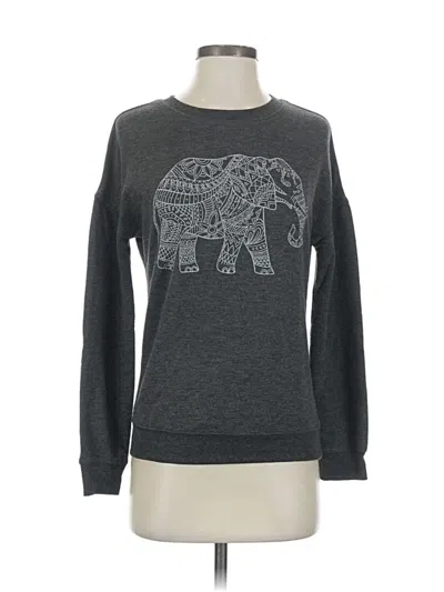Pre-owned Zoe+liv Pullover Sweater In Gray