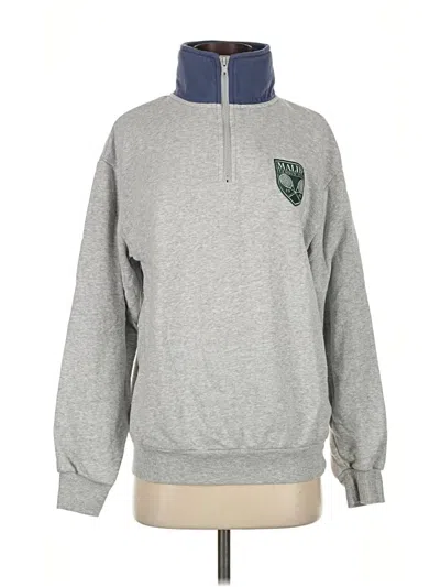 Pre-owned Zoe+liv Pullover Sweater In Gray