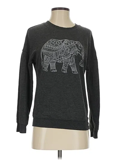 Pre-owned Zoe+liv Pullover Sweater In Gray