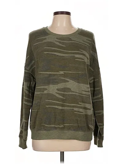 Pre-owned Zoe+liv Pullover Sweater In Green