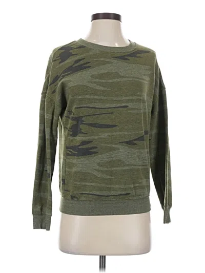Pre-owned Zoe+liv Pullover Sweater In Green