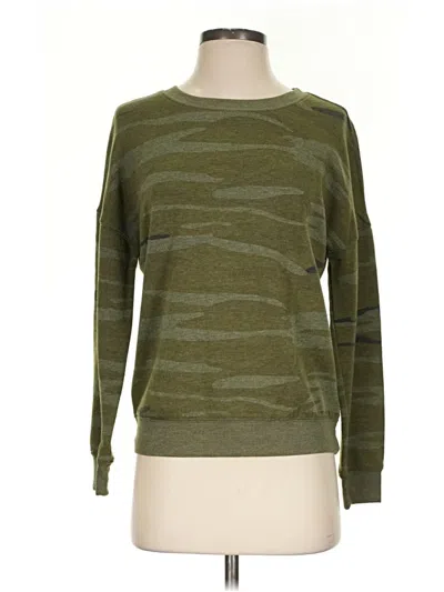 Pre-owned Zoe+liv Pullover Sweater In Green