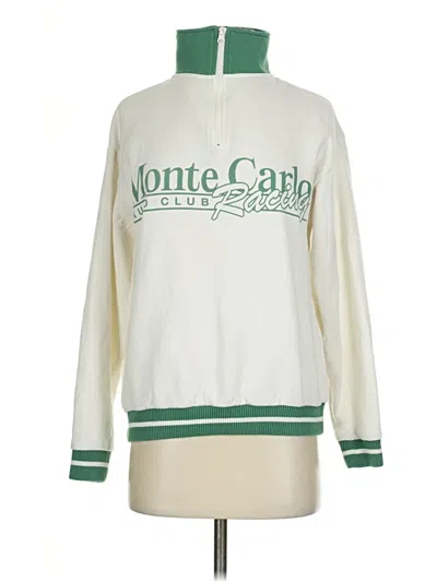 Pre-owned Zoe+liv Pullover Sweater In White