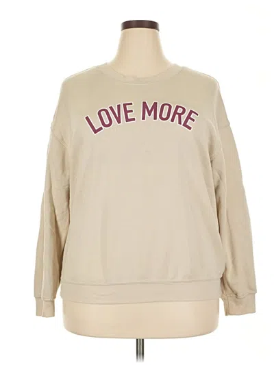 Pre-owned Zoe+liv Pullover Sweater In White