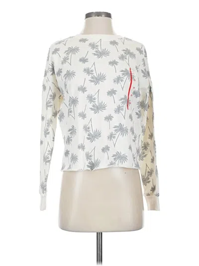 Pre-owned Zoe+liv Pullover Sweater In White