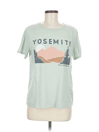 Pre-owned Zoe+liv Short Sleeve T-shirt In Green