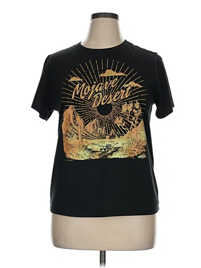 Pre-owned Zoe+liv Short Sleeve T-shirt In Black