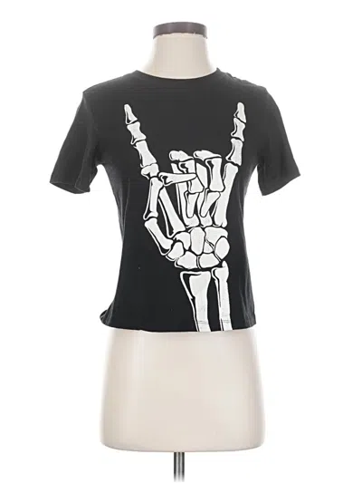 Pre-owned Zoe+liv Short Sleeve T-shirt In Black