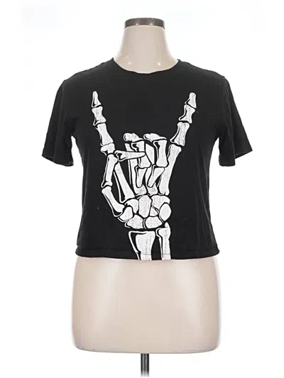 Pre-owned Zoe+liv Short Sleeve T-shirt In Black