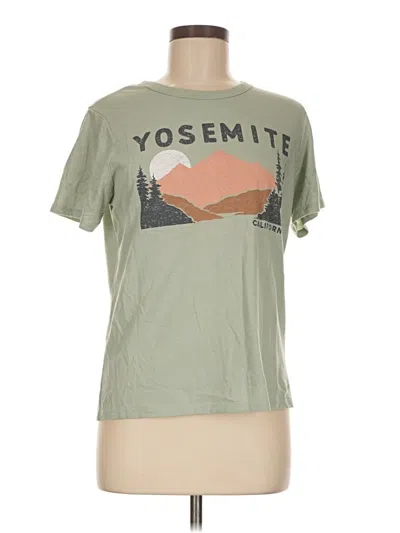 Pre-owned Zoe+liv Short Sleeve T-shirt In Green
