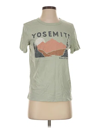 Pre-owned Zoe+liv Short Sleeve T-shirt In Green