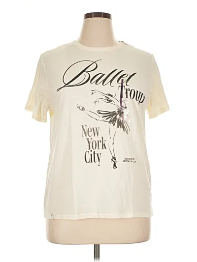 Zoe+liv Short Sleeve T-shirt In Ivory