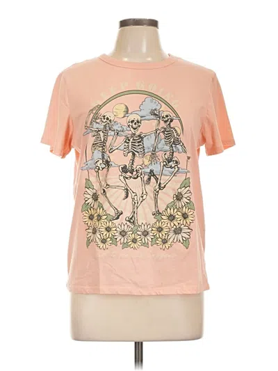 Pre-owned Zoe+liv Short Sleeve T-shirt In Orange