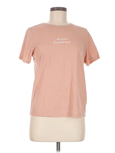Pre-owned Zoe+liv Short Sleeve T-shirt In Pink