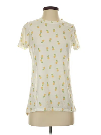 Pre-owned Zoe+liv Short Sleeve T-shirt In Yellow