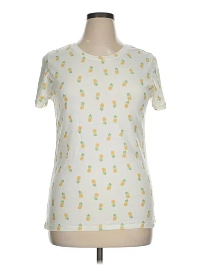 Pre-owned Zoe+liv Short Sleeve T-shirt In Yellow