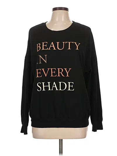Pre-owned Zoe+liv Sweatshirt In Black