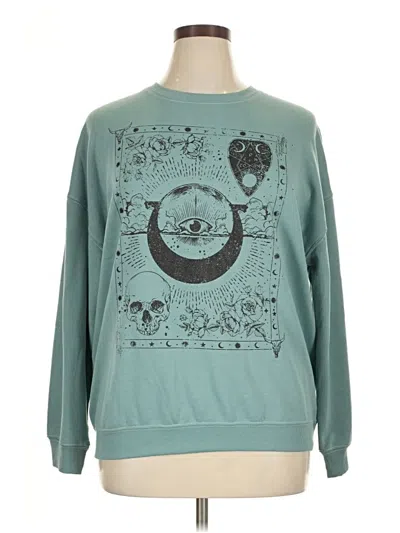Pre-owned Zoe+liv Sweatshirt In Blue
