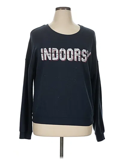 Pre-owned Zoe+liv Sweatshirt In Blue