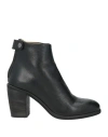 Zoe Woman Ankle Boots Black Size 7 Leather In Black