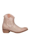 Zoe Woman Ankle Boots Pink Size 7 Leather