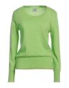 Zoe Z. O.e. Woman Sweater Lime Green Size M Wool, Polyester, Polyamide