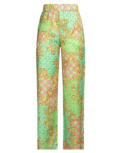 Z.o.e. Zone Of Embroidered Z. O.e. Zone Of Embroidered Woman Pants Lime Green Size S Polyester