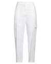 Z.o.e. Zone Of Embroidered Z. O.e. Zone Of Embroidered Woman Pants White Size L Cotton