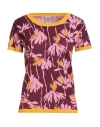Z.o.e. Zone Of Embroidered Z. O.e. Zone Of Embroidered Woman Sweater Plum Size S Viscose, Polyamide