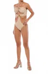 Zoew Mikons One Piece In Beige In Multi