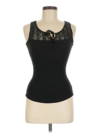 Pre-owned Zoey Tank Top Black Strapless Neckline Tops